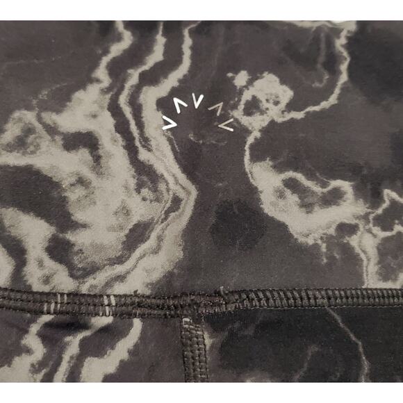 Varley Bedford Marble 7/8 Leggings Womens Size M High Rise Active Pockets Gray - Picture 5 of 9